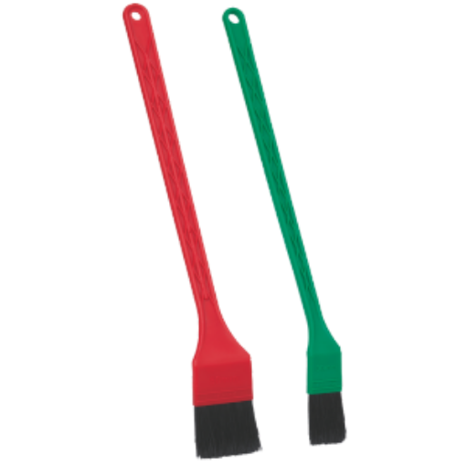 Picture of (2) Set of Detail Brushes 30mm & 50mm Soft x39cm - Red & Green