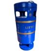 Picture of 94lt Knight Closed Top Litter Bin - Blue