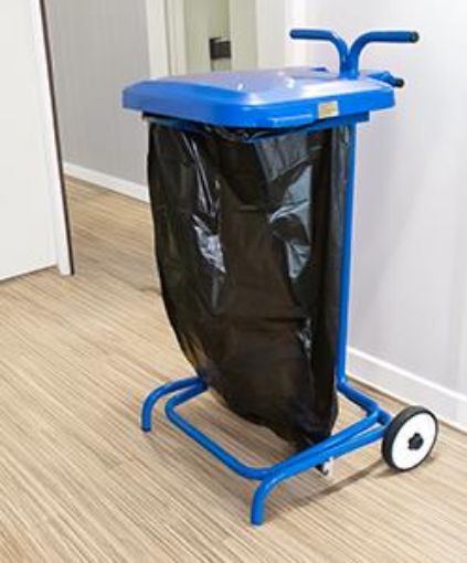 Picture of STIK Semi Mobile Sack Holder - Blue