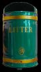 Picture of 40lt Knight DOME Top Litter Bin Post Mounted - Green