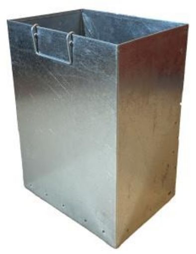 Picture of 40lt Galvanised Liner for Valley Post or Wall Mounted Litter Bin