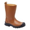 Picture of  Rigger Safety Boot Fur Lined Scuff Cap - Tan