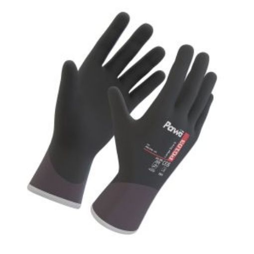 Picture of PAWA PG103 Breathable Nitrile Coated Gloves - Black/Grey