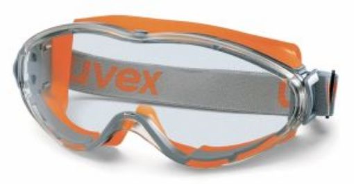 Picture of Uvex Ultrasonic Goggles - Clear Lens Orange Trim