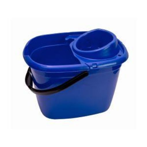 Picture of 14lt Great British Mop Bucket & Wringer - Blue