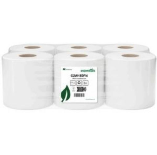 Picture of Essentials 2ply C/Feed 6x150m - White