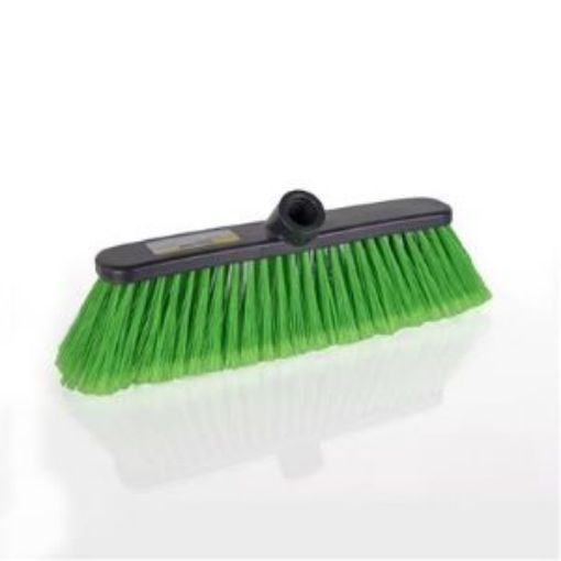 Picture of 30cm/ 12" Economy Brush Head Soft - Green/Grey
