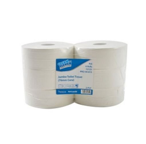 Picture of Clean & Clever PJ3 Maxi Jumbo Toilet Rolls 2ply