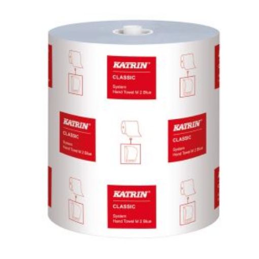 Picture of Katrin Hand Towel Roll System Medium 1ply 6x200m - Blue