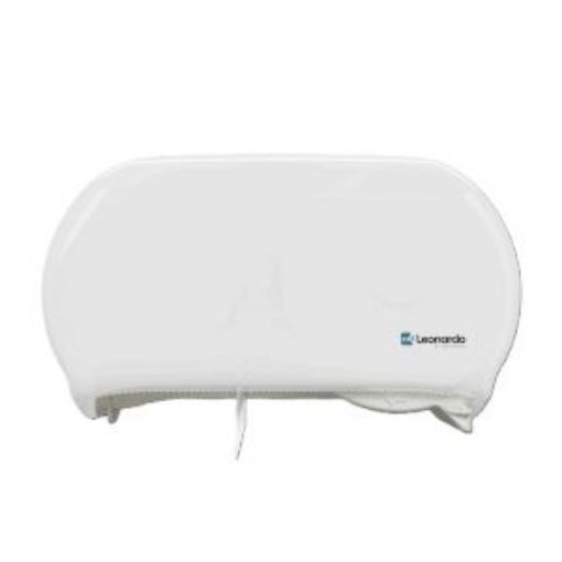 Picture of Leonardo Versatwin Toilet Roll Dispenser - White